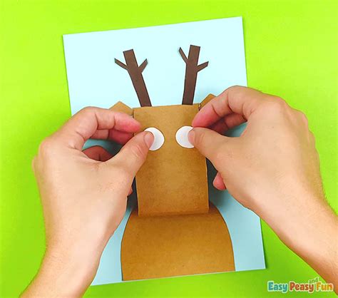 Handmade Reindeer Christmas Card - Easy Peasy and Fun