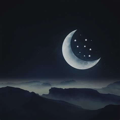 Moon With Stars Wallpapers - Wallpaper Cave