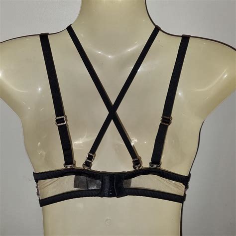 honey birdette sienna black bra convertable straps depop