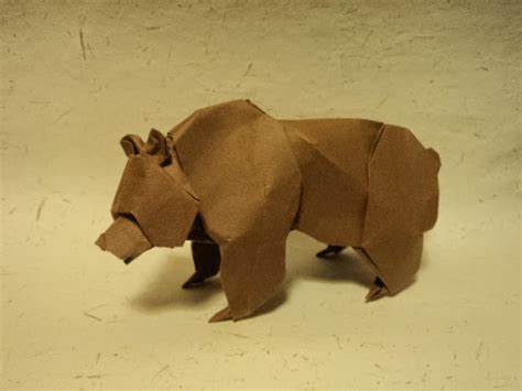 make easy origami bear ~ simple origami instructions