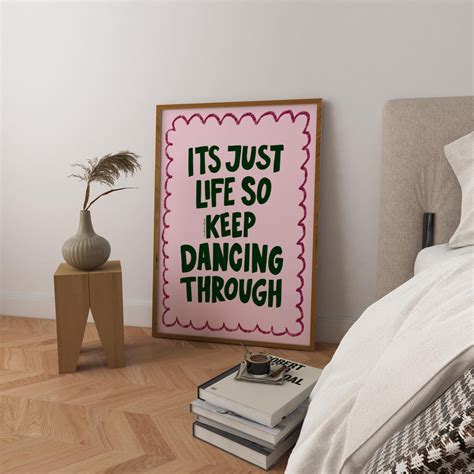 dancing  life art print poster  theatre broadway print