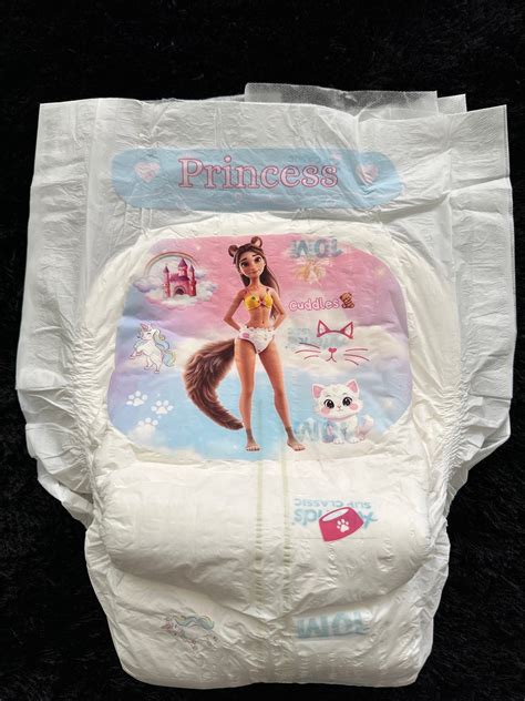 Cuddles Adult Pampers ABDL Adult Baby Diaper Nappy - Cuddles Princess