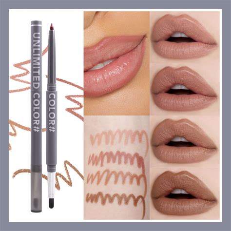 Hongssusuh Lipstick For Women Watertight 8 Colors Matte Nude Lip Liner