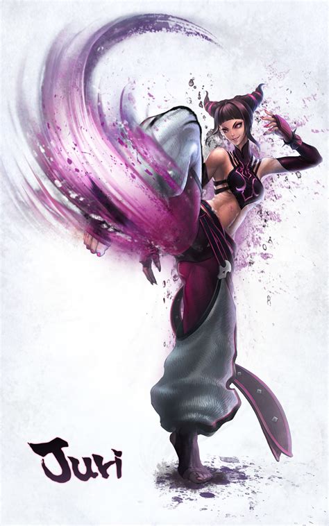 Juri Han by Gray Boxer | Street fighter art, Juri street fighter