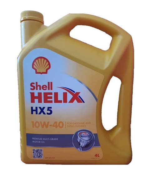SHELL HELİX HX5 10W40 - 4 LİTRE - API SP/CF
