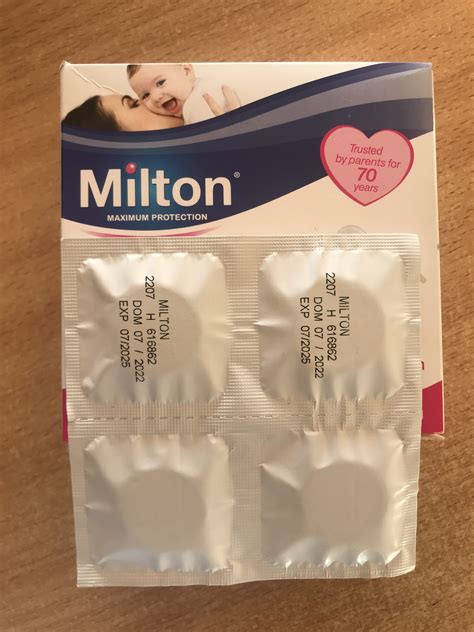Safety Data Sheet Milton Sterilising Tablets 4g 5