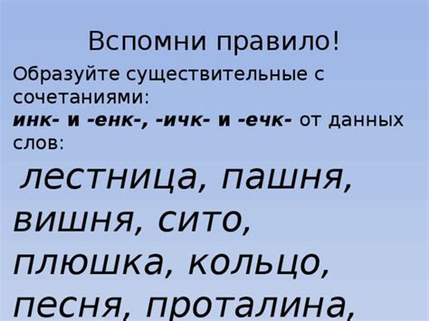 Урок 88 Правописание суффиксов -инк, -енк