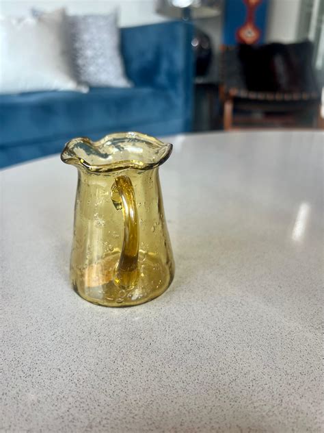 Blow Glass Milk Jar by Odilon Avalos For Sale at 1stDibs