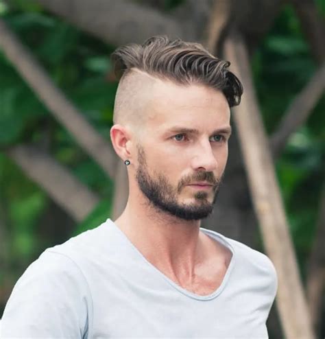 Mens Haircuts Shaved Sides Long On Top - POPULAR MEN'S HAIRCUTS