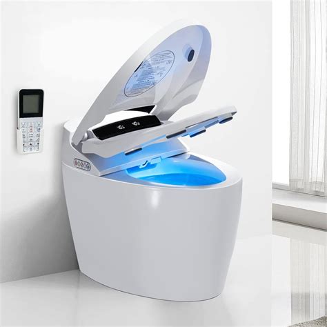 XEK Smart Toilet, One Piece Bidet Toilet for Bathrooms, Toilet with