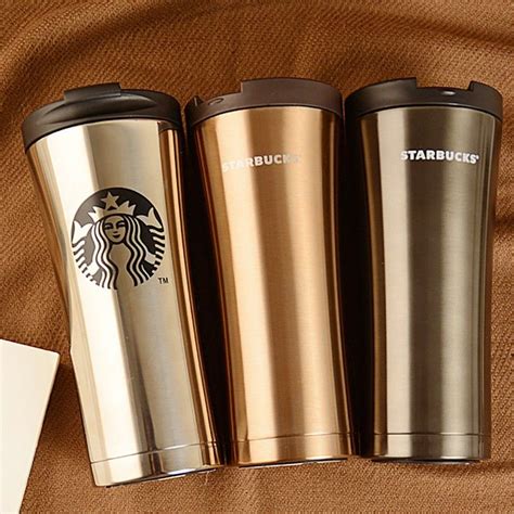 manufacturer double wall stainless steel starbucks thermos travel mug ...
