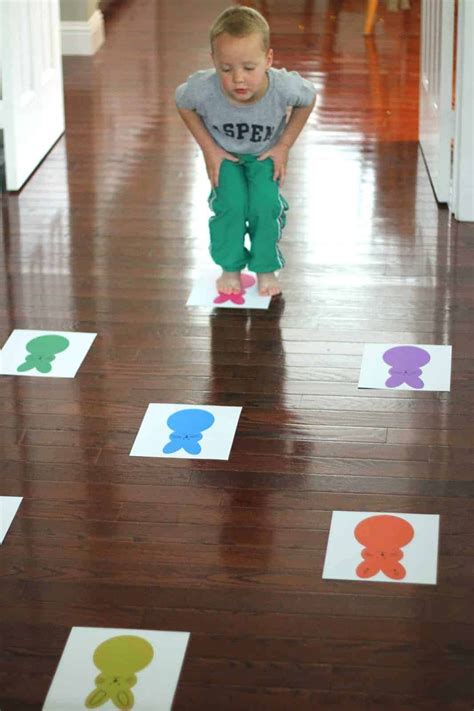 Bunny Color Hop for Toddlers and Preschoolers - How Can This