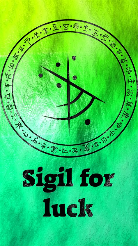 Sigil for luck Requested by anonymous | Sigil | Sigil magic, Magic ...