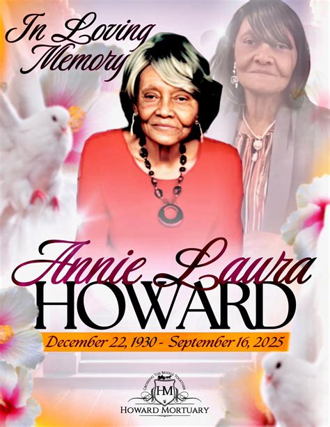 Howard - 🌹In Loving Memory of Mother Annie Laura Howard 🌹 With