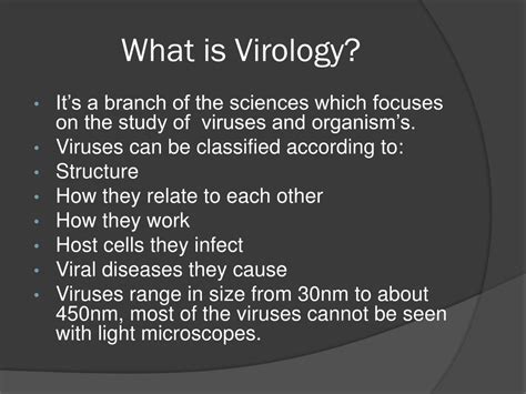 PPT - Virology PowerPoint Presentation, free download - ID:1786302