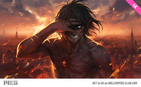 eren yeager titan desktop wallpaper   hd