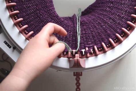 Sentro Knitting Machine Reversible Hat - Easy Instructions | AB Crafty