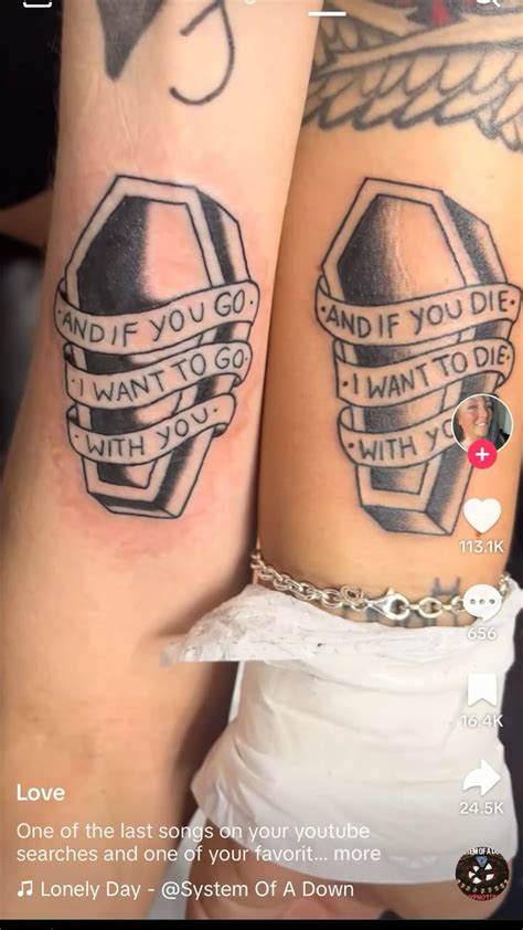 Pin on Tattoo inspiration | Maching tattoos, Matching couple tattoos ...