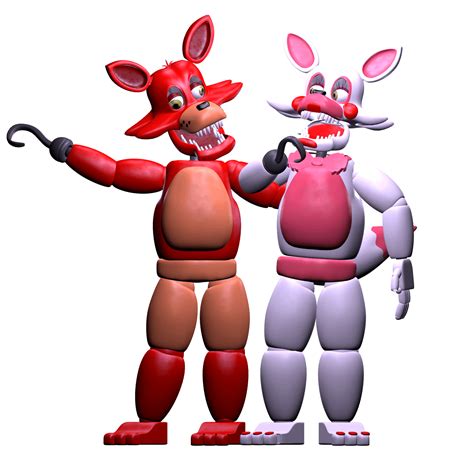 I wanted to see what Toy Foxy looked like with Fnaf 1 Foxy's design ...