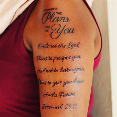 Christian Scripture Tattoos For Women