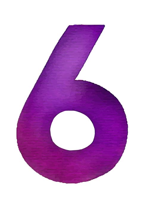 Six Digit Numerals, Number Graphics, Numeric Symbols PNG