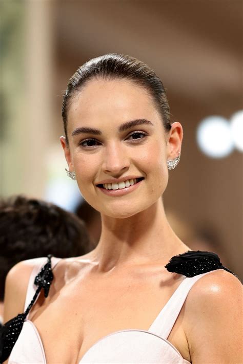 Lily James Stuns in Pink Gown at 2024 Met Gala • CelebMafia