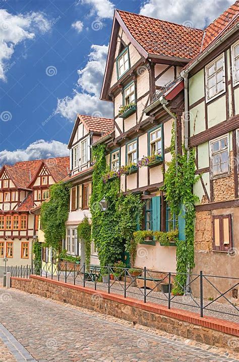 Historic German Architecture. Building S in a Quaint German Village ...