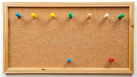 Blank Corkboard Awaits Your Creative Projects Organized Space for Notes ...