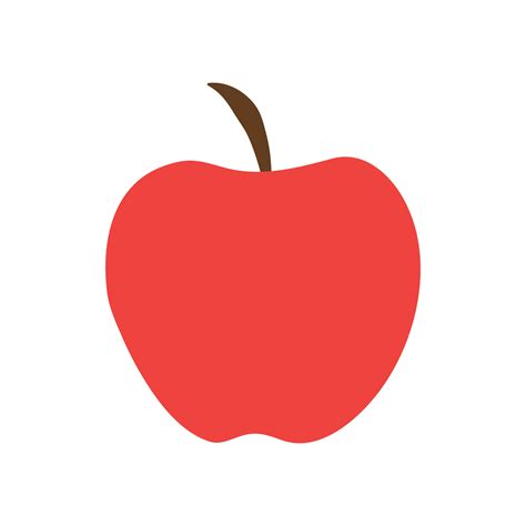 Apple Icon. Apple Flat Icon Symbol Vector Illustration 32159964 Vector ...