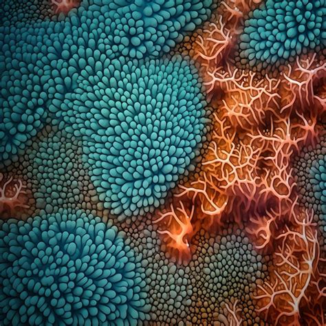Premium AI Image | Coral Reef Texture