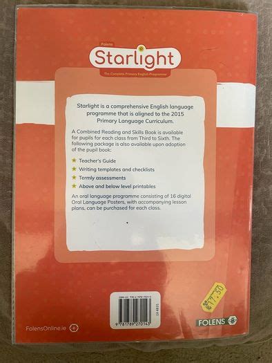 Starlight Combined Reading And Skills Book English 3rd Class For Sale ...