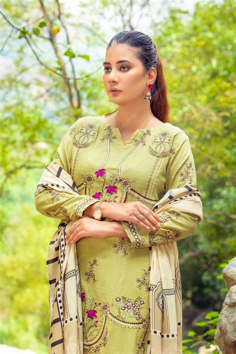 Premium Photo | Beautiful Hot Pakistani Fashion Model Portrait Wearing