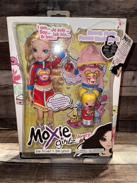 NEW MOXIE GIRLZ AVERY DOLL 2010 I AM STRONG BLONDE MOXIE DOLL BE TRUE