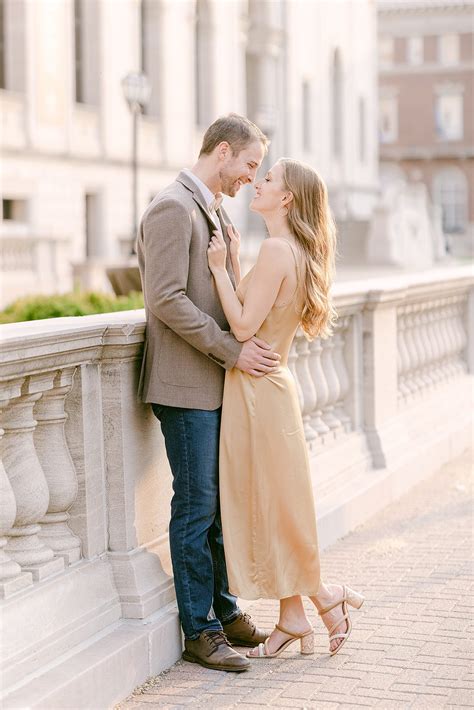 Engagement Photos St. Paul James J. Hill Library - JM Photography