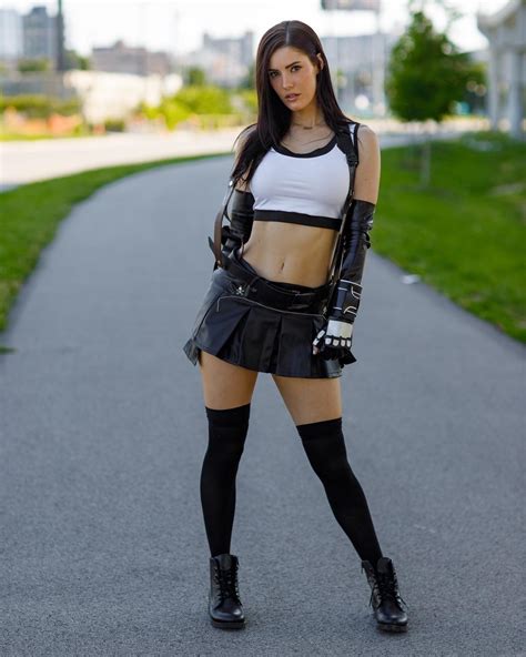 Erin Olash Final Fantasy Tifa Cosplay Set Leaked | TheSexTube
