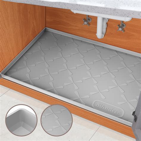 Amazon.com - BASIN - Heavy Duty Under Sink Mat - The Original Silicone