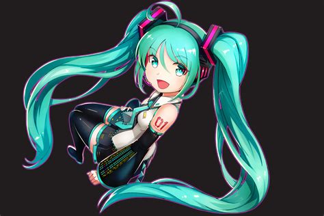 btraphen hatsune miku long hair twintails vocaloid | konachan.com ...