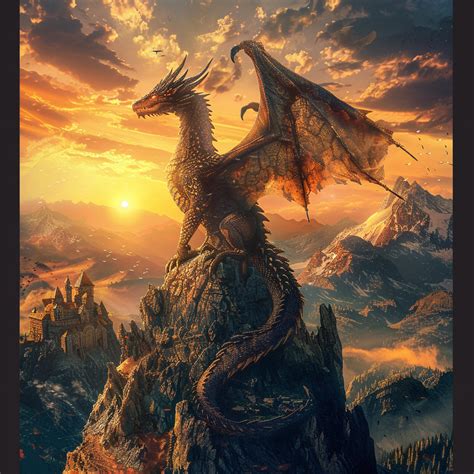 dusk dragon diamond painting