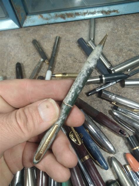 mixed lot lbs vintage pens  parts  repair sheaffers parker