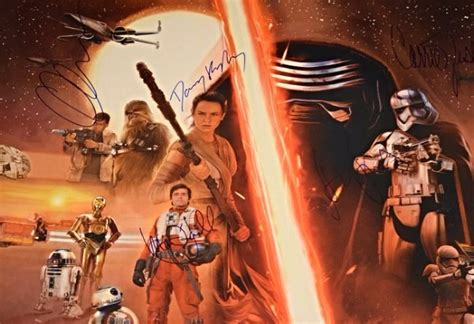 Star Wars Cast Signed Poster