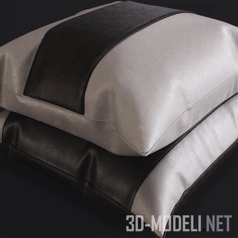3D модель – Кожаные подушки