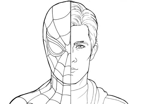 Peter Parker coloring pages - ColoringLib