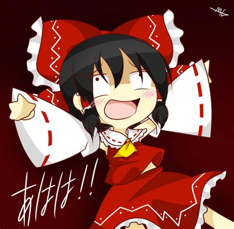 Happy Reimu by Mochiyy on DeviantArt