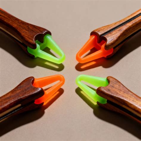 colorful arrow nocks photo archery arrows nocks
