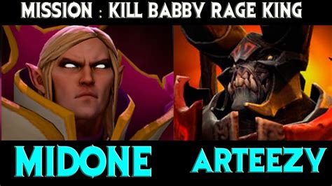 Midone[Invoker] vs Arteezy [Doom] Mission : Kill Baby Rage King - YouTube
