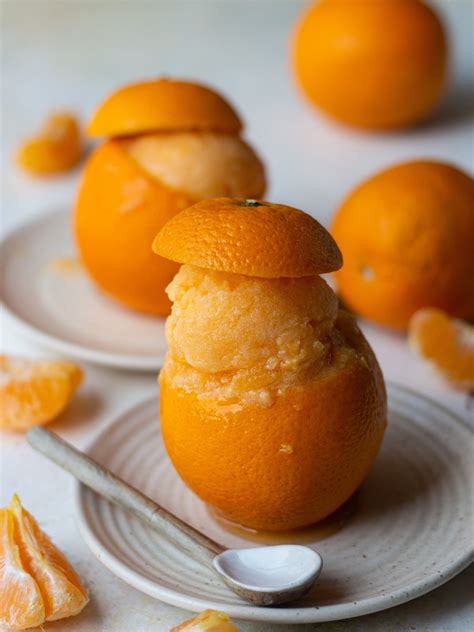 refreshing orange sorbet recipes  hot days tastiquo