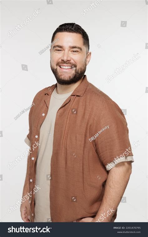 Three Quarter Shot Attractive Hispanic Man Stock Photo 2201470795 | Shutterstock