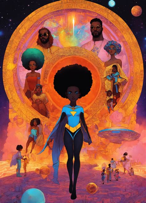 Lexica - Intergalactic, black love, black magic, black superhero
