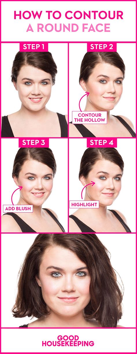 contour on round face 11