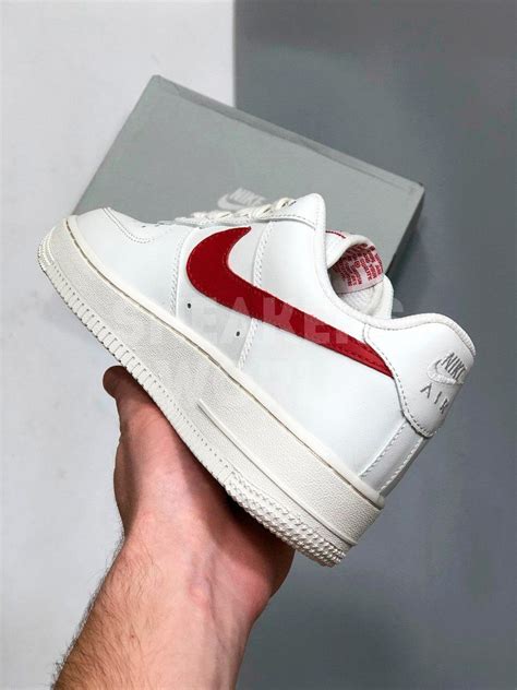 Nike Air Force 1 07 3 белые-красные купить в Спб Мск Москве Санкт ...